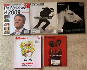 ADBUSTERS magazine volume 17 #s 1 2 3 4 6 2009 - Picture 1 of 2