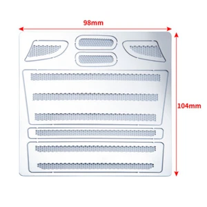Rejilla frontal de malla metálica para 1/14 RC Tamiya R620 remolque tractor camión coche - Imagen 1 de 5