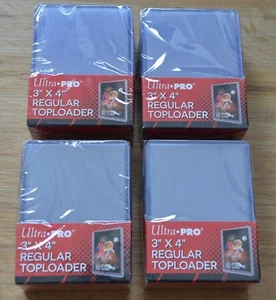 100x Ultra Pro Regular Toploader 3" x 4" Ultra Clear do Yu-Gi-Oh!, Magic itp. - Zdjęcie 1 z 1