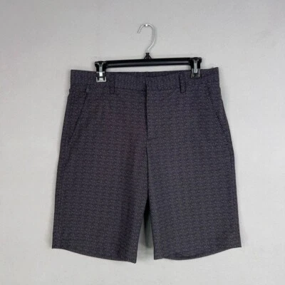 Pantalones Cortos J Lindeberg Para Hombre 31 Gris Estampado Golf Elastizados Chino Rendimiento Activo Foto 1 de 4