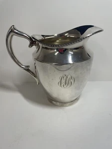 Poole Silver Co EPNS Large Silverplate Pitcher Taunton, Mass - Picture 1 of 5