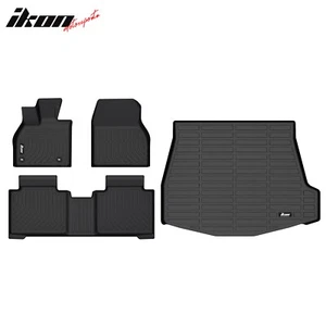 For 23-25 Subaru Solterra/Toyota bZ4X All Weather TPE 3D Floor Carpets+Trunk Mat - Picture 1 of 14