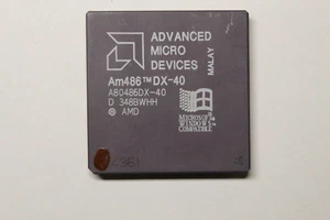 AMD AM486 DX-40 40MHz Sockel 3 Retro CPU Prozessor - Bild 1 von 2