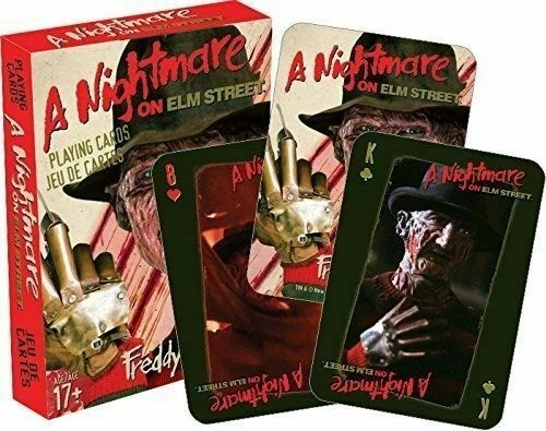 Nightmare on Elm Street Playing Cards Deck - Official Licensed 52 Images Freddy