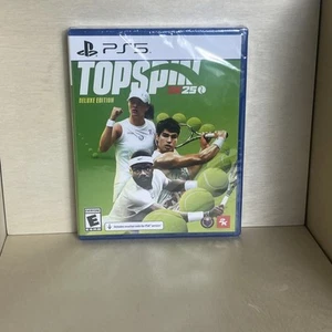 Top Spin 2K25 Deluxe Edition - PlayStation 5, PS5 brand new sealed - Picture 1 of 4