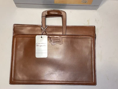Vintage Sears Genuine Leather Portfolio Briefcase - NWT in Original Box - Image 1 of 4