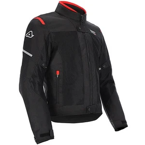 Acerbis On Road Ruby Motorbike Motorcycle Jacket - Black / Red - Picture 1 of 8