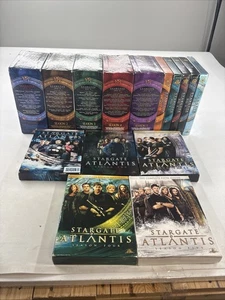 Stargate SG1 1-10 Atlantis 1-5 Complete DVD Set Free Shipping - Picture 1 of 7