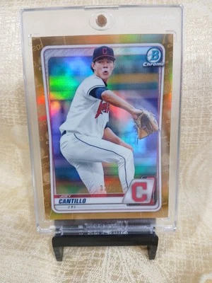 2020 Bowman Chrome Draft Sapphire Edition Joey Cantillo 32/50 SP #BD-13 ROOKIE - Image 1 of 4