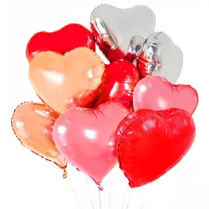 Globos Corazón Lámina 18 Pulgadas, 20 PIEZAS Globos Coloridos Helio Forma Corazón, Bir... - Imagen 1 de 7
