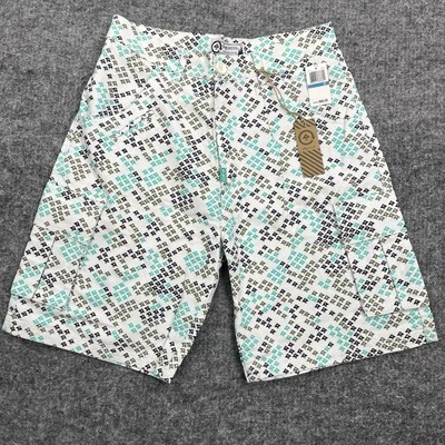 LRG Shorts Mens 32 White Trees Cargo Lifted Research Group Baggy Skater Hip Hop - Image 1 of 4