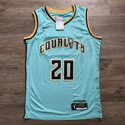 NWT Sabrina Ionescu #20 New York Liberty Equality Stitched Jersey Size Large - Image 1 of 4