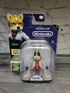 Figura World of Nintendo Jakks Pacific Star Fox Peppy Hare con contenedor 2016 - Imagen 1 de 9