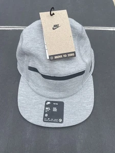Nike Fly Unstructured Tech Fleece Cap Hat Size M/L Grey NWT - Picture 1 of 4