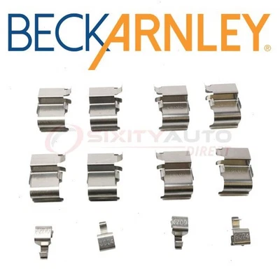 Beck Arnley Front Disc Brake Hardware Kit for 1999-2004 Honda Odyssey - Pad wq - Image 1 of 4