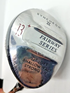 SYNCHRON II FAIRWAY SERIE 13+ HOLZ HERREN RH 34° KOPF UND GRIFF NEU STAHL REG - Bild 1 von 10
