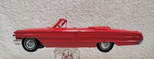 AMT 1964 Ford Galaxie 500 XL Promo Car Red Plastic Model Vintage - Picture 1 of 20
