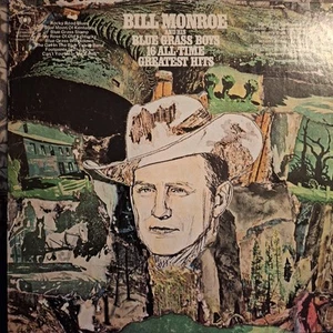 BILL MONROE & HIS BLUE GRASS BOYS "16 ALL TIME GREATEST HITS" USA VINYL LP 1970 - Picture 1 of 4