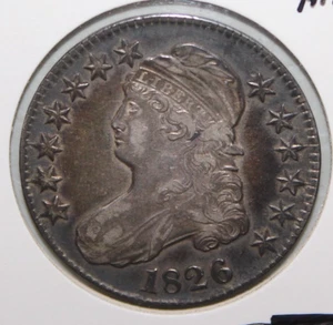 1826 Bust Half Dollar XF+ Original - Picture 1 of 6