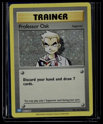 Trading Card Game Classic #025/034 Professor Oak (CLB) - Image 1 of 2