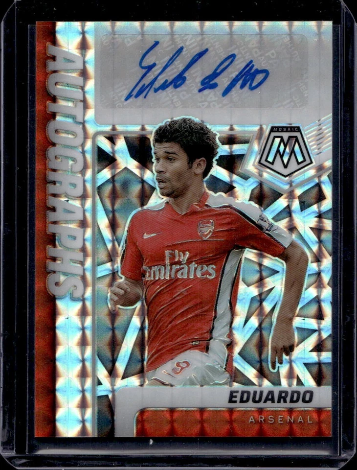 Eduardo Auto 2022 Panini Mosaic Arsenal Croatia Autograph - Image 1 of 2