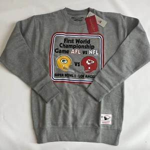 NEW MITCHELL AND NESS GREEN BAY PACKERS FIRST SUPER BOWL CHAMPION CREW MEDIUM - Picture 1 of 2