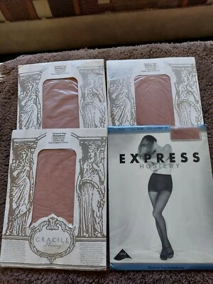 PANTIMEDIAS EXPRESS & Gracile Control Medias Top LYCRA 3D Talla S Nude lote de 4 Foto 1 de 4
