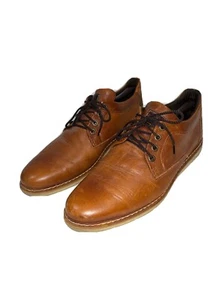 Bull Boxer Brown Leather Ethyn Oxfords US Size 9 EUR Size 42 - Picture 1 of 9