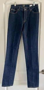 Pantalones de mezclilla para mujer XOXO (NUEVOS CON ETIQUETAS) azul oscuro 100 % algodón con bolsillos-talla 1 o talla 2 - Imagen 1 de 9