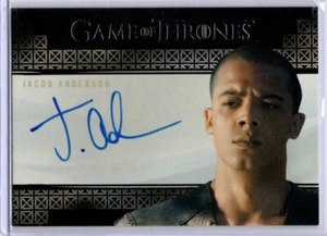 2017 Rittenhouse Game of Thrones Valyrian Steel Jacob Anderson als Grey Worm AUTO - Bild 1 von 1