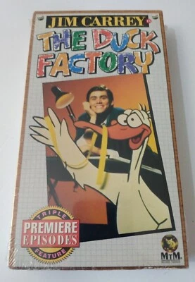 Jim Carrey - The Duck Factory Premiere Episodes MTM VHS NEW SEALED - Image 1 of 4