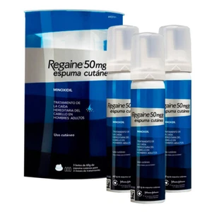 REGAINE 50 MG/G ESPUMA CUTANEA 60G 3 UDS ENVÍO GRATIS A ESPAÑA PENINSULAR - Imagen 1 de 1