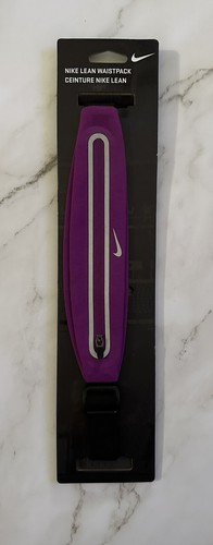 Nike Lean Running WaistPack adulto unisex grassetto bacca nero argento