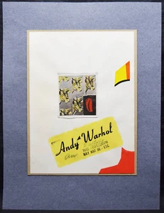 Andy Warhol, Cows, Collage - New York 1966 MONOGRAMMED - Imagen 1 de 2