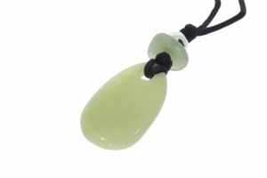  Kraftstein Serpentin  Anhänger inkl. Seidenband und Silber Kugel - Bild 1 von 1