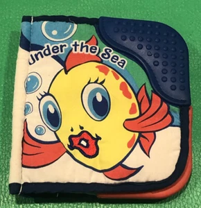 Munchkin Under The Sea Baby Cloth Book Teether Toy Peek A Boo 2000 Vtg - Picture 1 of 11