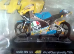 TUTTE LE MIE MOTO - VALENTINO ROSSI - APRILIA RS 125 - CAMPIONE DEL MONDO 1996 - Foto 1 di 1