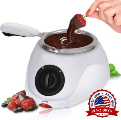 Máquina De Chocolate Fondue Fuente Eléctrico Para Cocinar Dulce Hogar Fiesta NEW - Image 1 of 4