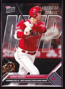 Shohei Ohtani Angels AL MVP Only Japan-born Player w 2 2023 Topps NOW OS-16 Base - Picture 1 of 2