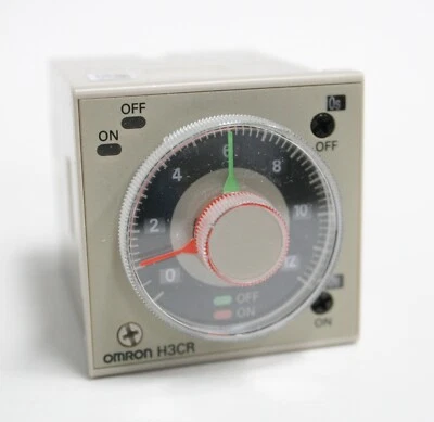 Temporizador de ciclo asimétrico doble OMRON H3CR-F8 ENCENDIDO y apagado AC100-240/DC100-125 8 pines Foto 1 de 4