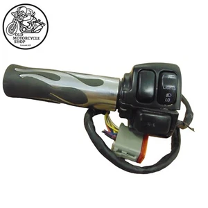 1996 96 HARLEY DAVIDSON XLH 1200 SPORTSTER LEFT SWITCH ASSEMBLY GRIP - PARTS - Picture 1 of 12