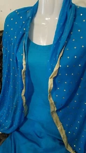 Pakistani Indian formal stitched Embroidery Salwar Kameez Party Wear size~40M - Picture 1 of 12