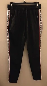 New Mens The Edition Boutique Track Pants Black M Medium Joggers NWT Hip Hop - Picture 1 of 5