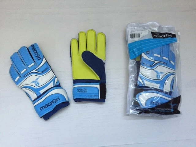 2765 MACRON LAZIO GUANTI GOALKEEPER PORTIERE CALCIO CALCETTO GLOVES /30