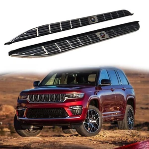 2PCS Side Step Pedals Nerf Bar Running Boards Fit for JEEP Cherokee 2014-2025 - Picture 1 of 7