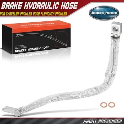 Manguera hidráulica de freno de pasajero delantero para Chrysler Prowler 2002 Plymouth Prowler Foto 1 de 4
