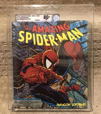 The Amazing Spider-Man - VGA 80+ Sealed - IBM 5.25” - Big Box PC - 1990 - Image 1 of 4