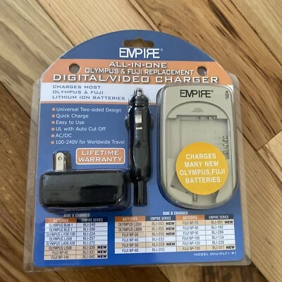AC/DC UNIV. CHGR. PARA OLYMPUS/FUJI Modelo DVU-OLF1 R1 Nuevo En Embalaje Original Foto 1 de 4