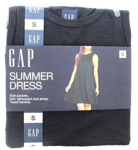 GAP Women's Summer Dress Sleeveless Color- True Black Size-Small - Picture 1 of 1