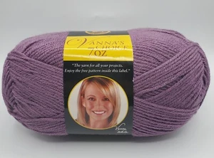 Lion Brand Vanna's Choice Yarn 7oz 200g/340yds/312m Dusty Purple Color #4 Medium - Picture 1 of 5